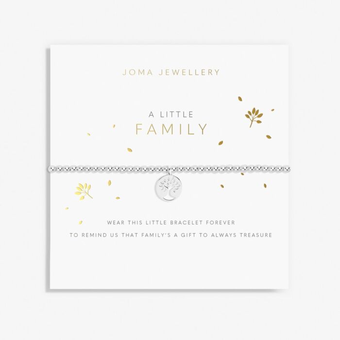 Joma Jewellery A Little 'Family' Bracelet in Silver Plating